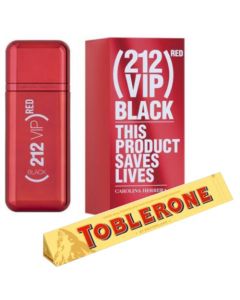Carolina Herrera 212 VIP Black (RED) Eau De Parfum For Him 100 ml