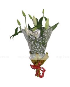 LILIES HAND TIED BOUQUET