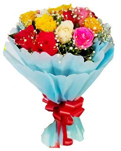 Mix Roses Hand Bouquet (V)
