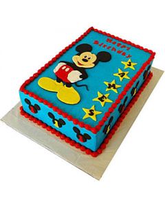 Blooming Mickey Mouse Cake - Golden Cakes
