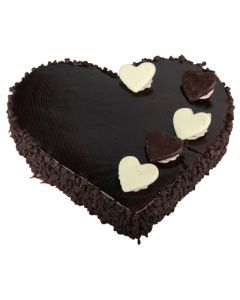 HEART SHAPE CHOCOLATE CAKE