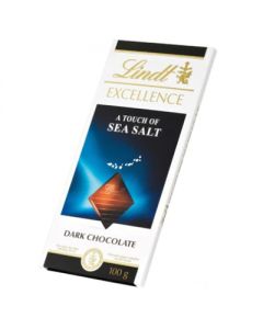 Lindt Excellence A Touch Of Sea Salt Bar 100g (Gift Add On)