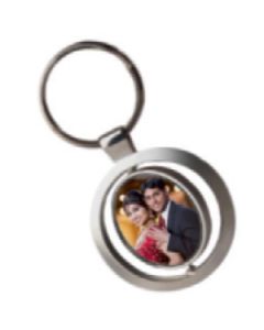 Personalised Metal Keychain Rotating Double Side (KC 2015)