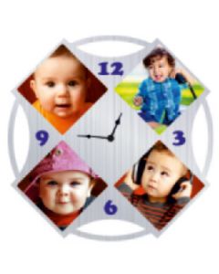Personalised Wall Clock 12 X 12 inchs WC105