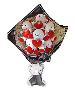 Teddy Bear Hand Bouquet