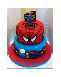 The Grand Spiderman Designer Cake - Golden Cakes
